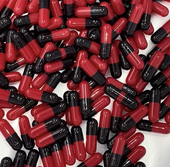 HPMC Empty Hard Capsule Vegetarian NSF Kosher Halal Brc Capsule Size 00# 0# 1# Transparent and Customized Colored