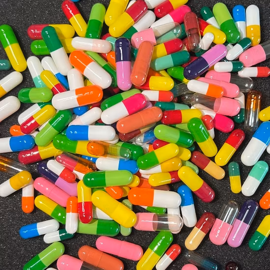 HPMC Empty Hard Capsule Vegetarian NSF Kosher Halal Brc Capsule Size 00# 0# 1# Transparent and Customized Colored