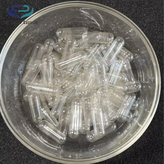 HPMC Empty Hard Capsule Vegetarian NSF Kosher Halal Brc Capsule Size 00# 0# 1# Transparent and Customized Colored