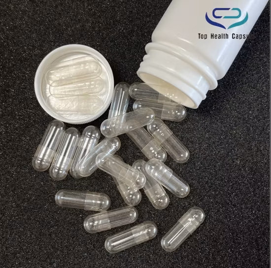 HPMC Empty Hard Capsule Vegetarian NSF Kosher Halal Brc Capsule Size 00# 0# 1# Transparent and Customized Colored